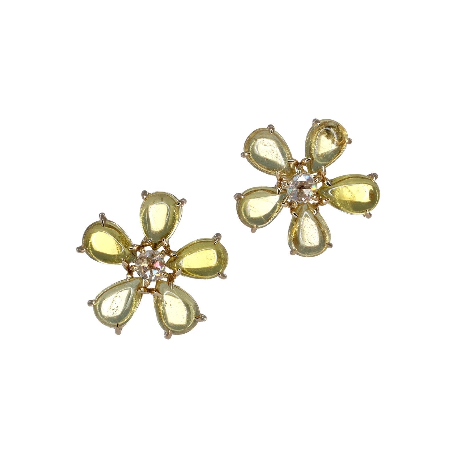 Yellow Tourmaline Earrings
