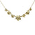 Diamond Kalachuchi Necklace, Assorted Sizes, Satin Finish (available in yellow and rose gold)