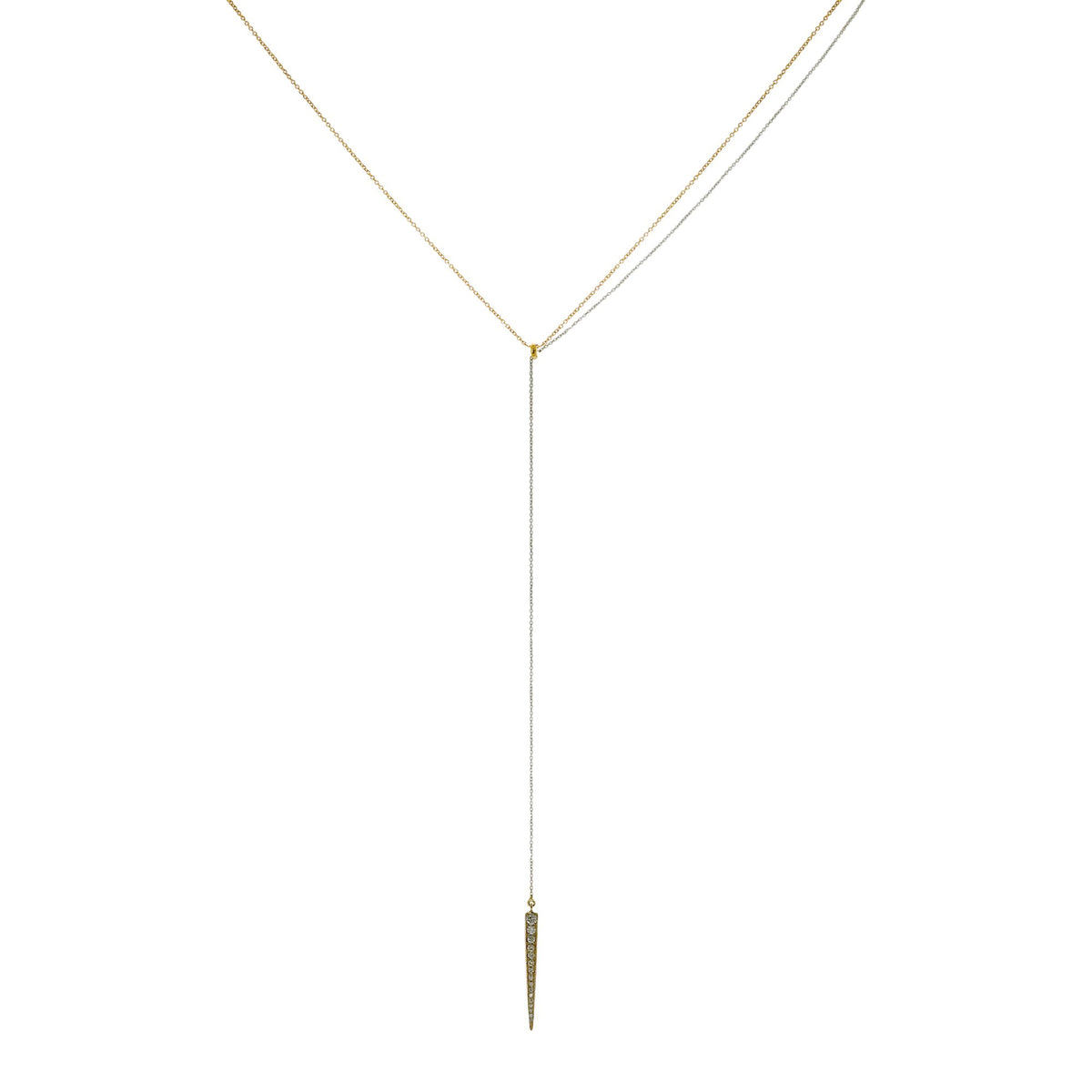 Pendulum necklace.