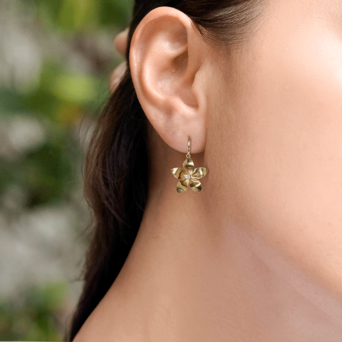 Sampaguita Hook Earrings