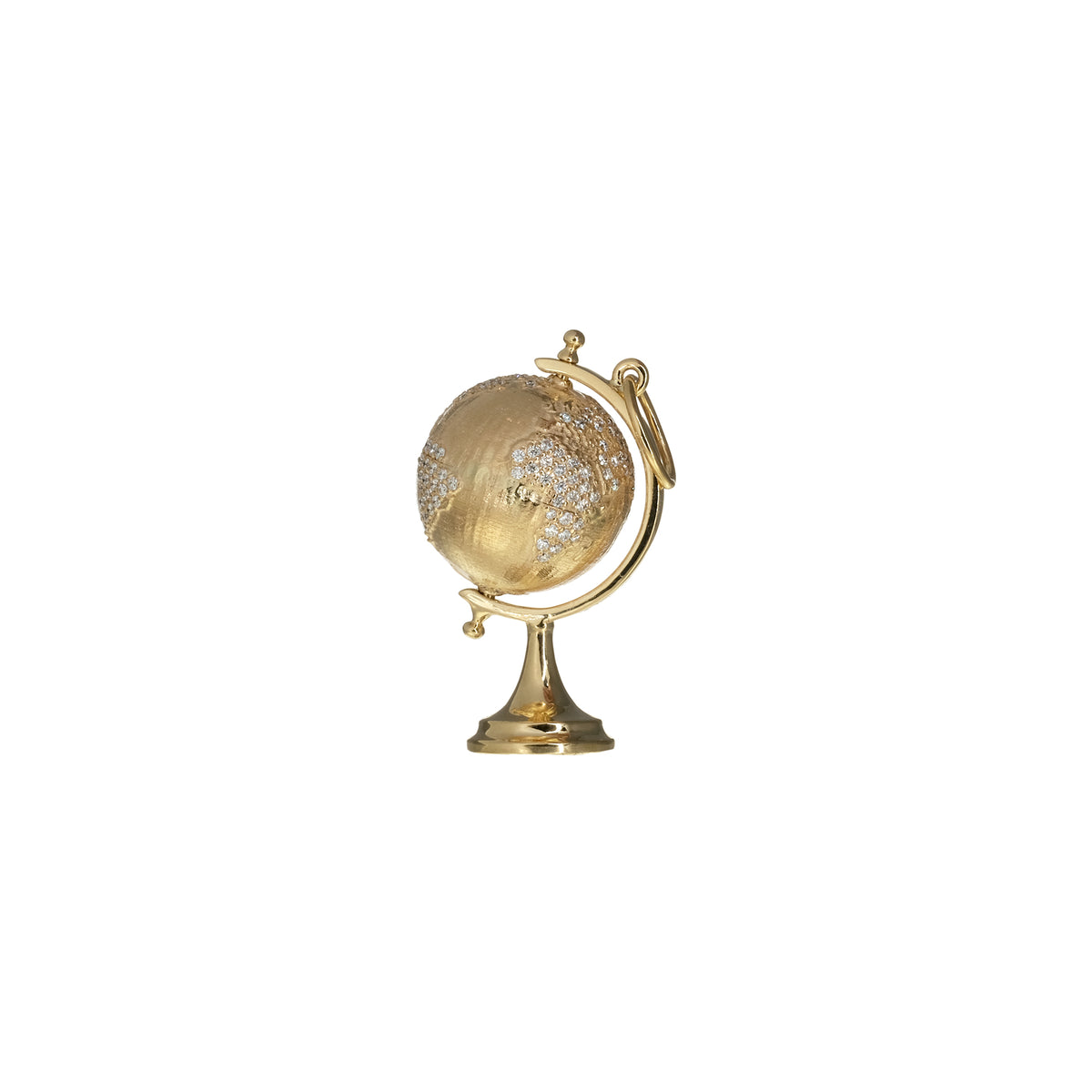 Globe Pendant with Diamonds
