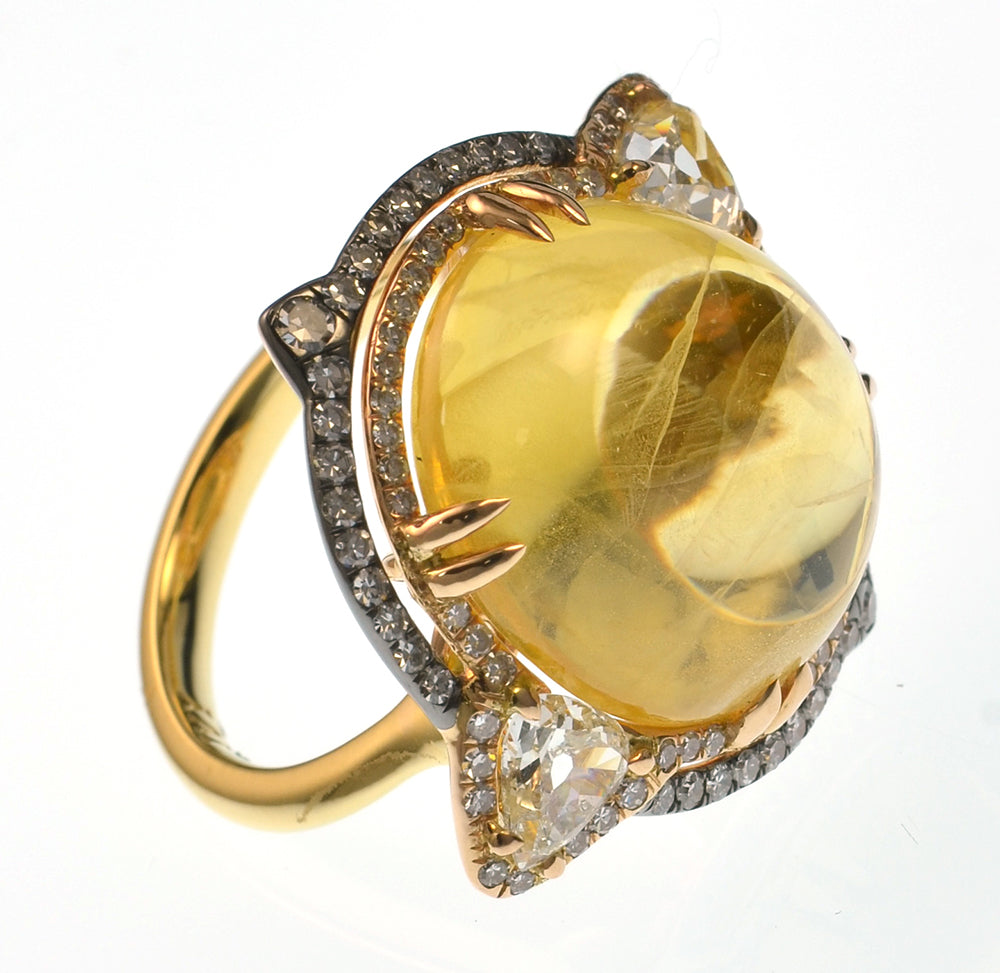 Yellow Sapphire IVY Ring