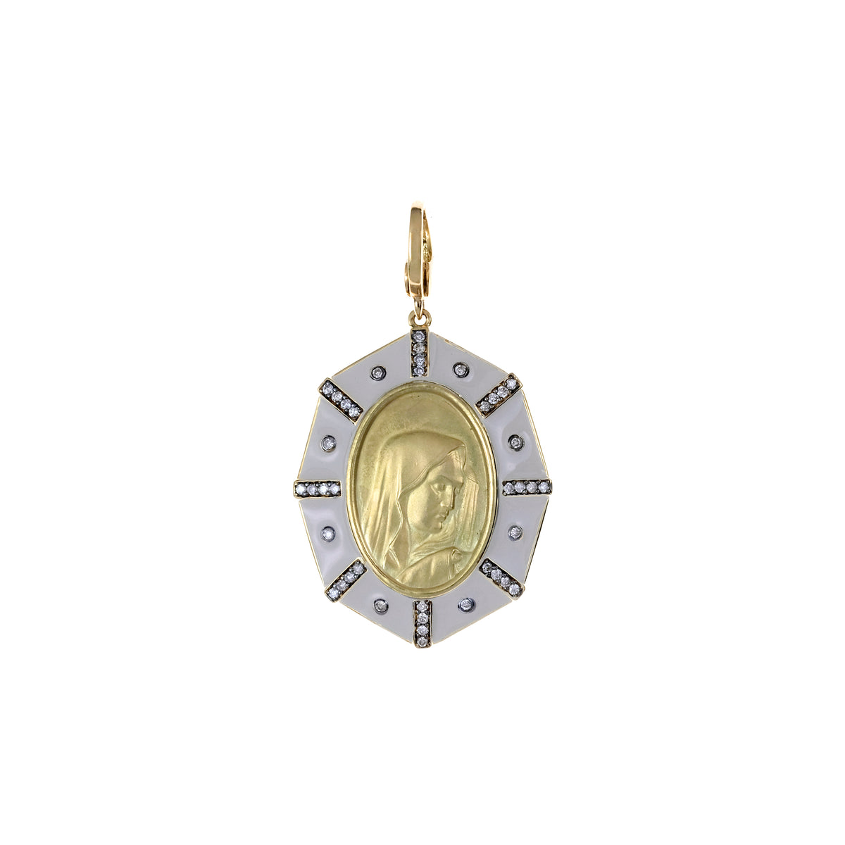 Gold Medallion of Mother Mary