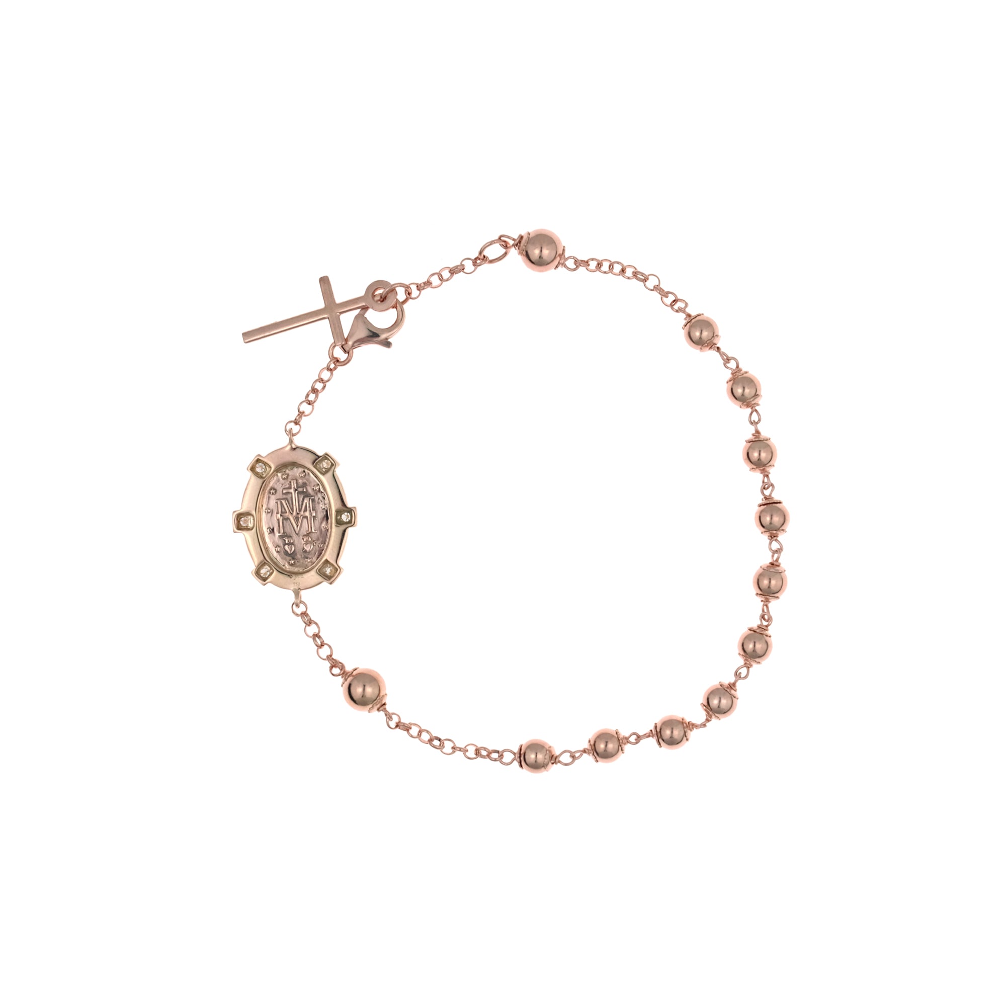 Miraculous Medal Rosary Bracelet