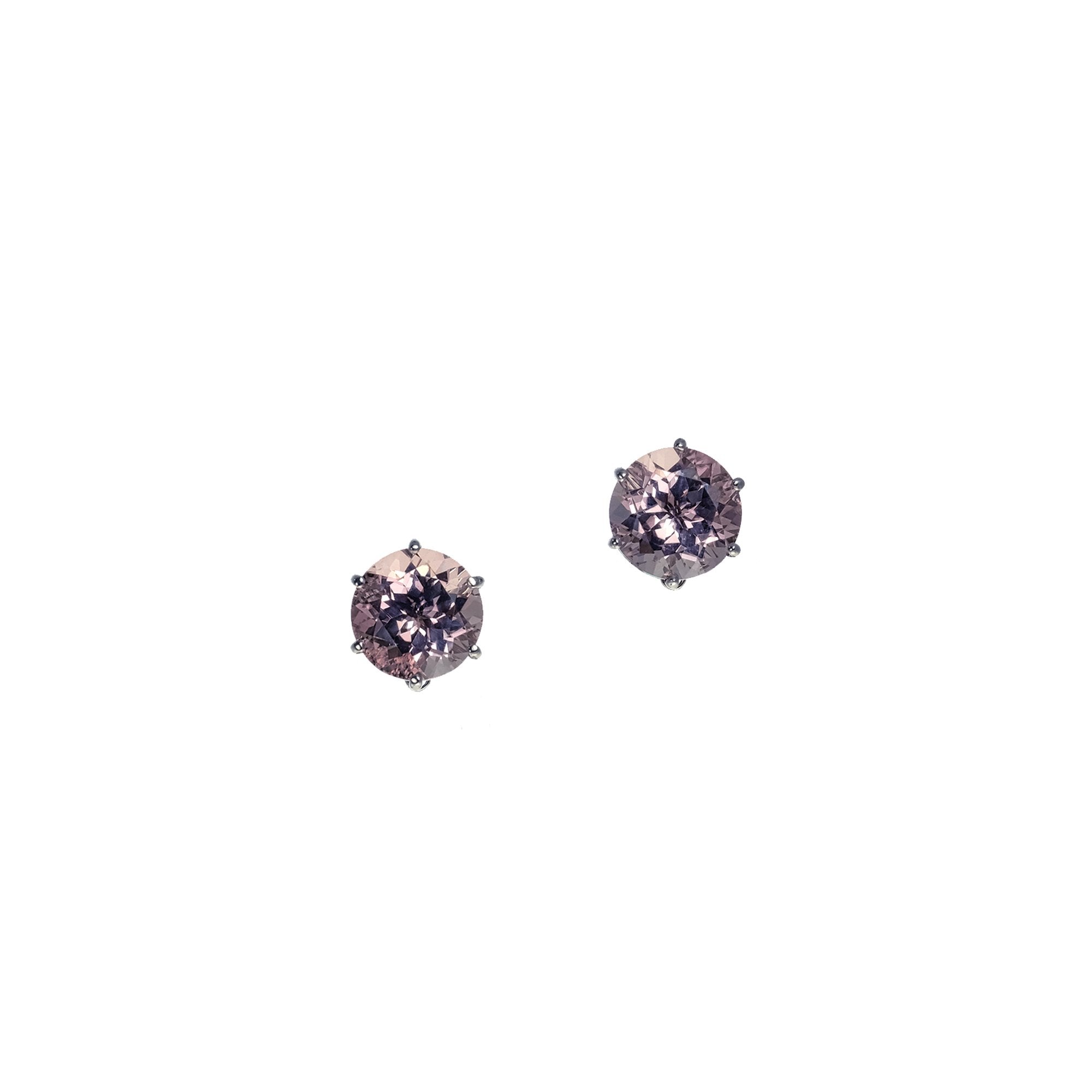 Morganite Studs, 3.64 carats